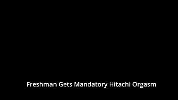 Freshman gets mandatory hitachi orgasm from doctor tampa adrianna fox