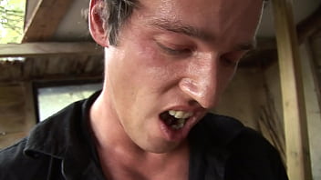 Young bitch got 2 big cocks fuck in mmf 3some