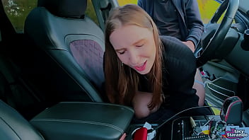 Car slut sucks & gets fucked after catching a public jerk pov Car slut sucks & gets fucked after catching a public jerk pov