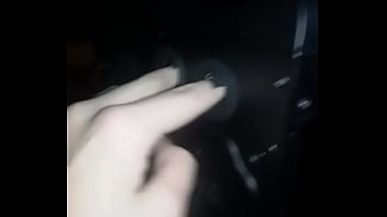 Sexy man fingers his computer