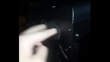 Sexy man fingers his computer