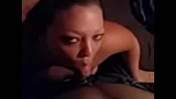 My sexy wife amanda gags on my cock