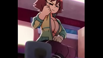 Kim muestra sus tetas