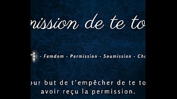 Permission de te toucher french audio joi edging