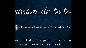 Permission de te toucher french audio joi edging
