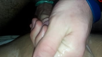 My throbbing cock going deep into my wife's pussy
