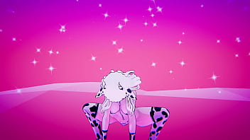 Vtuber vestida de cow sexo victual