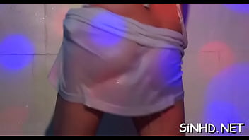 Sexy chicks are charming studs with raucous cock sucking