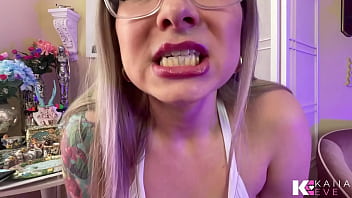 Mean girl stomach grumble swallowed whole & turned to cum