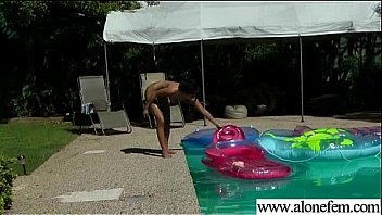 Solo horny girl use all kind of things on cam video 23