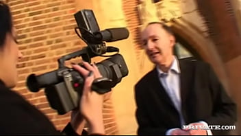 Brunette amateur izy has her first and only scene