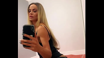 Sexy Woman Wearing Leather Trousers thumbnail