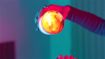 Abundant wax play on latin feet and masturbation