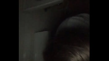 Thot giving head in the bathroom