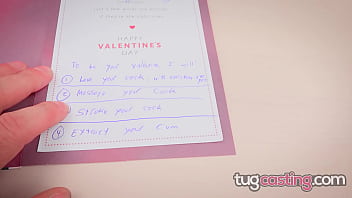 Tugcastingquickies jamie jett does a naughty casting call to be sexy and horny heart's day girl