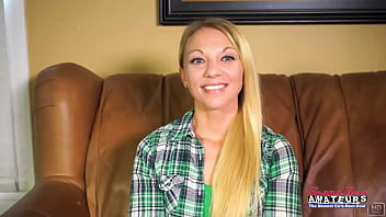 Skinny mature blonde montana rubs her wet pussy and sucks a throbbing cock