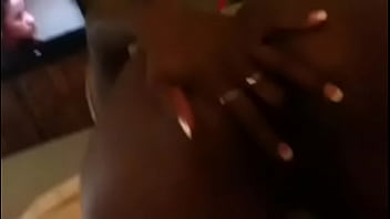 Ebony masturbation