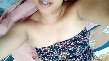 Unfaithful stepmother chucks her husband in his absence she gets naked in a video call with her lover