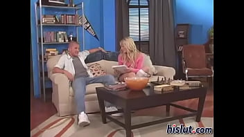 Lacie is riding a cock