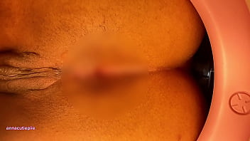 Gassy bbw after halloween party – toilet pov farting and asshole close up