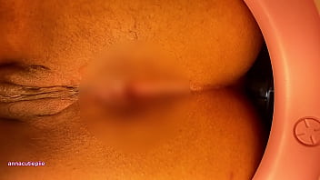 Gassy bbw after halloween party – toilet pov farting and asshole close up