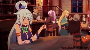 アクアは賭けに負けてカズマに犯される