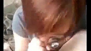 Redhead blowjob