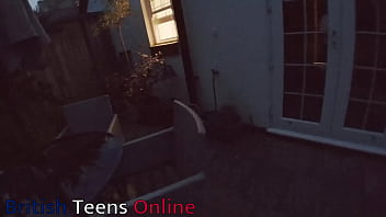 You watch your neighbour in the shower