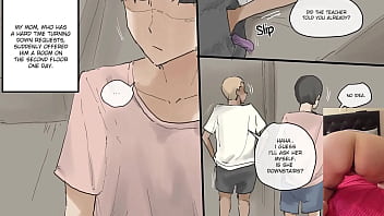 Una profesora madura es convertida en una perra ninfómana