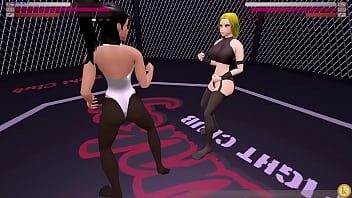 Dixie clemets vs naomi wayne kinky fight club lesbian sexfight strap on competitive sex
