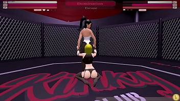 Dixie clemets vs naomi wayne kinky fight club lesbian sexfight strap on competitive sex