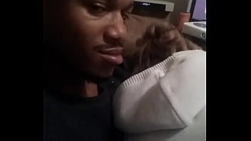 Gettin sum head on the couch