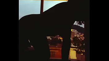 Zapatits city lights behind my tits and ass