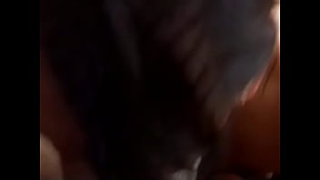 Cute brunette loves stroking on every inch of a cock in the living room