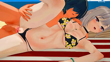 Marin kitagawa follando en la arena Marin kitagawa follando en la arena