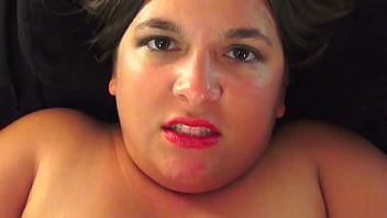 Wild curves chubby girl eats ass and takes a big facial