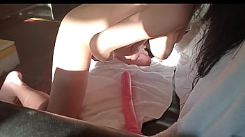 Spies on mature woman bathing