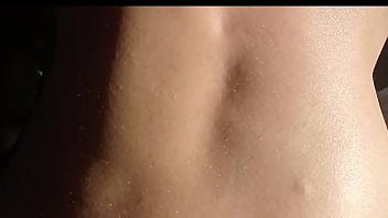 Spies on mature woman bathing