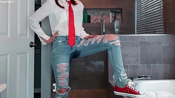 Uraraka ochako sage eldritch wetting her jeans & panties