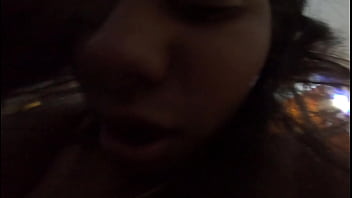 Lubricating my tight latin pussy for this big cock squeezed by condom let me suck it with my whore mouth jhodez1