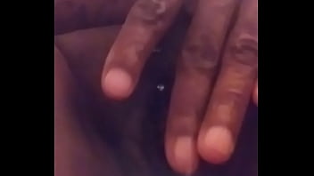 Rubbing on my phat pussy