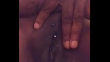 Rubbing on my phat pussy