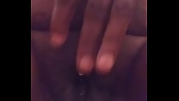 Rubbing on my phat pussy