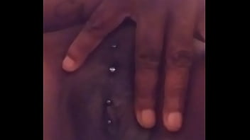 Rubbing on my phat pussy