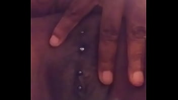 Rubbing on my phat pussy