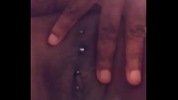 Rubbing on my phat pussy