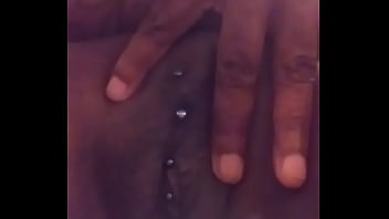 Rubbing on my phat pussy