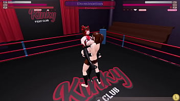 John vs the beast kinky fight club sexfight femdom straight