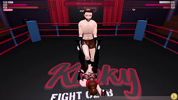 John vs the beast kinky fight club sexfight femdom straight