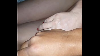 Esposa marido prende o saco